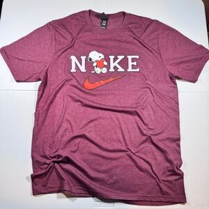 Snoopy Women’s Maroon Graphic T-Shirt